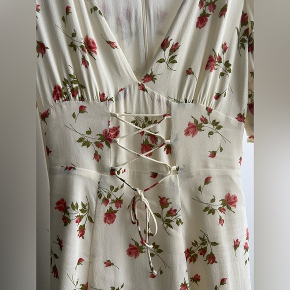 Reformation Steph Dress - Creme Florence - Picture 3 of 6